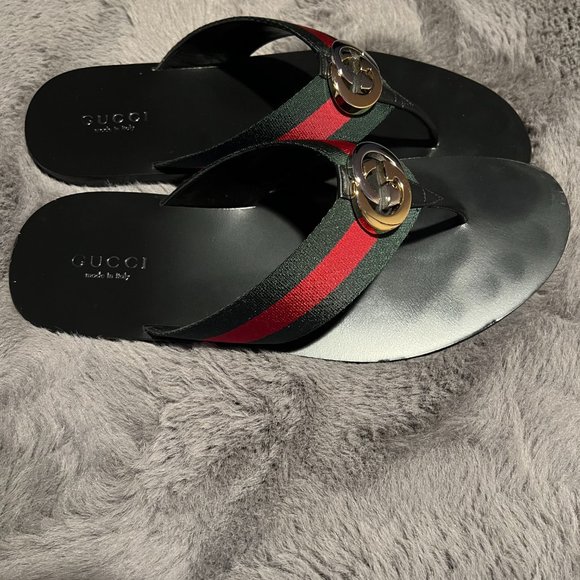 Gucci Shoes Authentic Mens Gucci Thong Sandals Poshmark